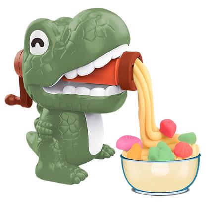 Imagem de Kit Massinha De Modelar Dinossauro Com Formas Acessórios Moldes Formato De Estrela Coração