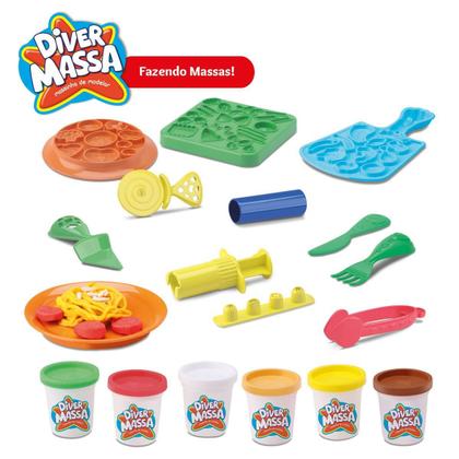 Imagem de Kit Massinha De Modelar - Diver Massa Fazendo Massa -