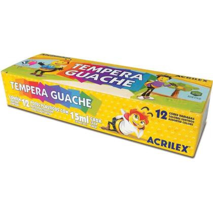 Imagem de Kit Massinha de Modelar + Giz de Cera + Tinta Guache Acrilex