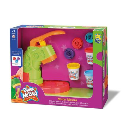 Kit massinha de modelar - mister massa modelador - Divertoys - Massinha ...