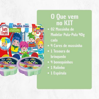 Imagem de Kit Massinha de Modelar Super Toys Cabelo Maluco + Pula e Molda