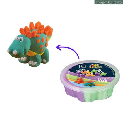 Imagem de Kit Massinha de Modelar Super Toys Cabelo Maluco + Pula e Molda