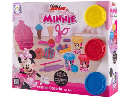 Imagem de Kit Massinha Disney Junior Minnie Doceria Cotiplas - com Forminhas