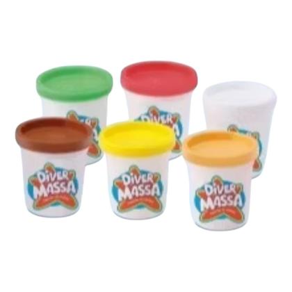 Imagem de kit Massinha Lanchonete Divertida Brinquedo Infantil Massa Modelar Colorida envio imediato