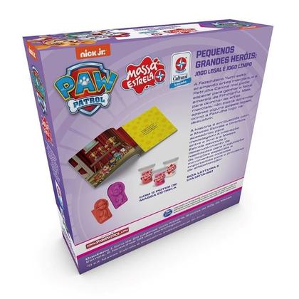Imagem de Kit Massinha Patrulha Canina A Parceria Salva o Dia Estrela com 3 Moldes e 1 Livro