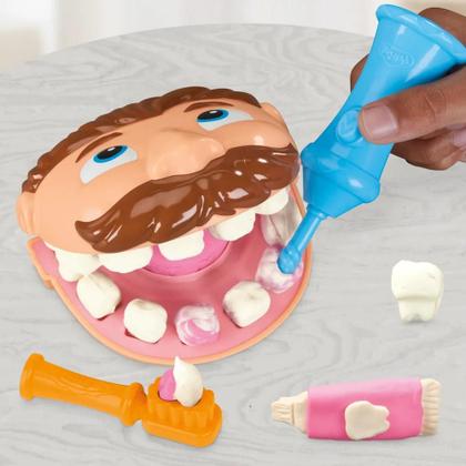 Imagem de Kit Massinha Play Doh Brincando De Dentista - Hasbro E4919