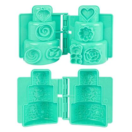 Imagem de Kit Massinha Stitch Disney Com 4 Massinhas + Acessórios De Confeitaria Para Crianças Brincarem De Fazer Doces - Cotiplás