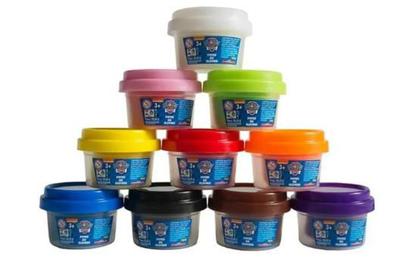 Imagem de Kit Massinhas Patrulha Canina Com 10 Potes Colors - Sunny