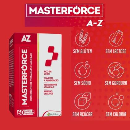 Imagem de Kit Masterforce AZ +  Mulher Suplemento Alimentar 60 cápsulas