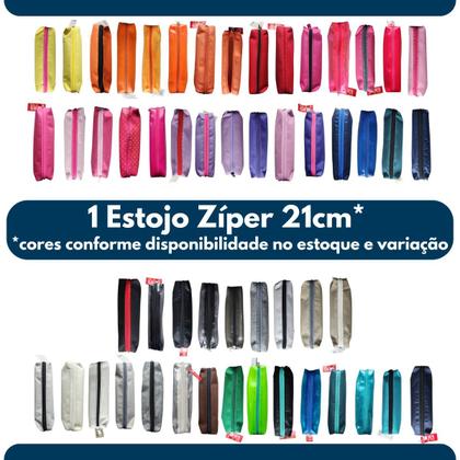 Imagem de Kit Material Escolar Conjunto Ensino Médio Fundamental Aula Cor:Rosa
