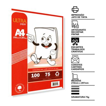 Imagem de Kit material escolar e escritório com 32 itens com folha de sulfite