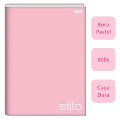 Imagem de Kit Material Escolar Volta as Aulas Infantil Menina Tom Pastel Rosa Caderno Brochura Lápis Borracha Régua Cola 11 peças