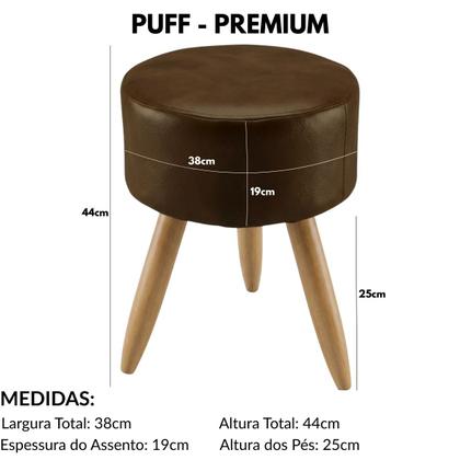 Imagem de Kit material sintético Sofá 1 Namoradeira 2 Poltronas com Puff Capitone para recepção clinica 4 lugares resistente para sala pequena