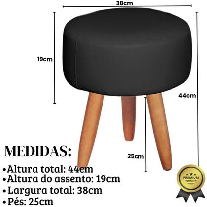 Imagem de Kit material sintético Sofá 1 Namoradeira 2 Poltronas com Puff Capitone para Sala de Estar clinica 4 lugares resistente para sala pequena