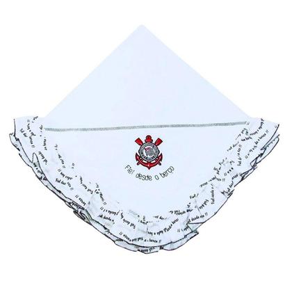 Imagem de Kit Maternidade Corinthians com Manta e Tiara Oficial