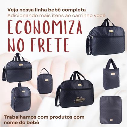 Imagem de Kit Maternidade Espaçoso 3 Peças Alta Qualidade Luxo