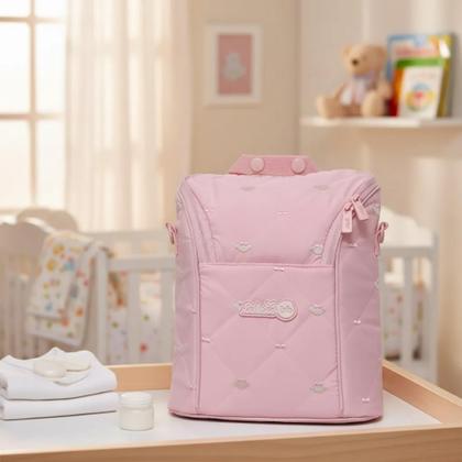 Imagem de Kit Maternidade Mochila Bolsa G Trocador e Bolsa Term. Lilica Comfy