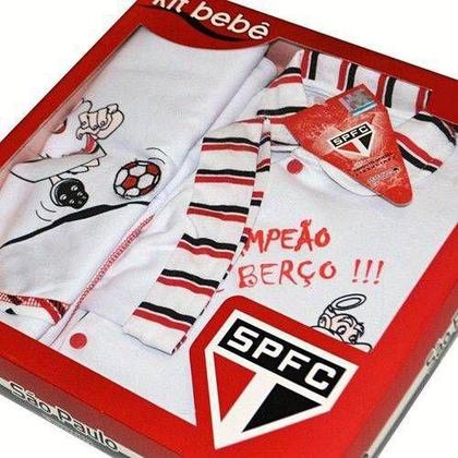 Imagem de Kit Maternidade São Paulo com Manta e Gorro Oficial