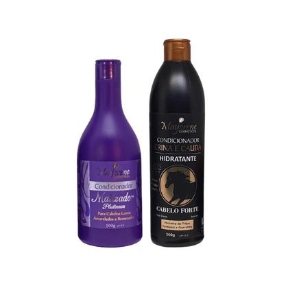 Imagem de Kit Matizador Platinum + Kit Crina E Cauda Maycrene