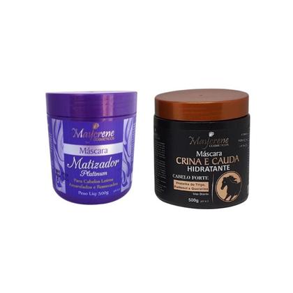 Imagem de Kit Matizador Platinum + Kit Crina E Cauda Maycrene