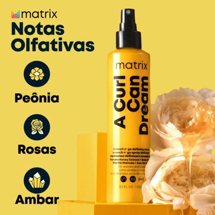 Imagem de Kit Matrix A Curl Can Drean Modelador 250ml+ Oil Sérum 50ml