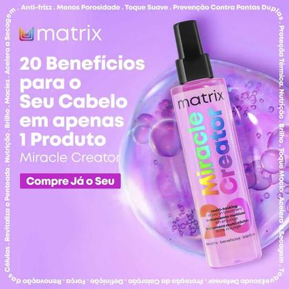 Imagem de Kit Matrix Food For Soft Shampoo 300ml + Máscara 500ml + Óleo Capilar 50ml + Spray Leave-In Miracle Creator 190ml