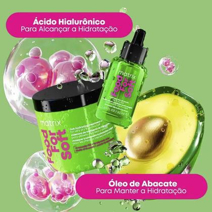 Imagem de Kit Matrix Food For Soft Shampoo 300ml + Máscara 500ml + Óleo Capilar 50ml + Spray Leave-In Miracle Creator 190ml