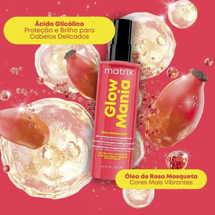 Imagem de Kit Matrix Shampoo + Condicionador Food For Soft + Leave-in Glow Mania