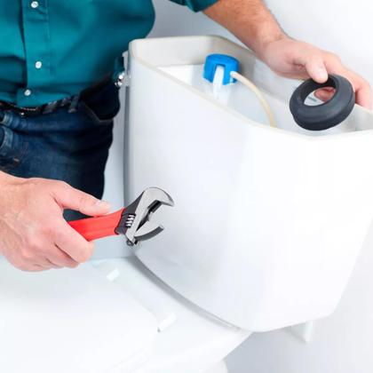 Imagem de Kit Mecanismo Completo Universal Caixa Acoplada Torre Entrada e Saida Mais Acessórios