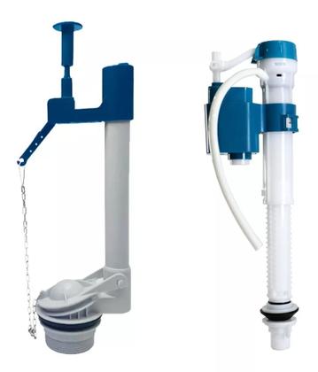 Imagem de Kit Mecanismo Completo Universal Caixa Acoplada Torre Entrada e Saida Mais Acessórios