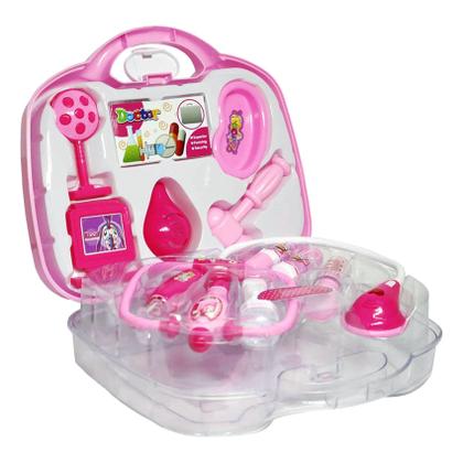Imagem de Kit Médico Com Som Maleta Crianças Divertido Doutora Rosa - Dm Toys