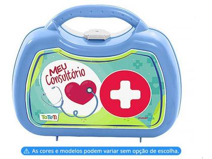 Imagem de Kit Médico Infantil Imaginativa Meu Consultório - 15 Peças Ta Te Ti