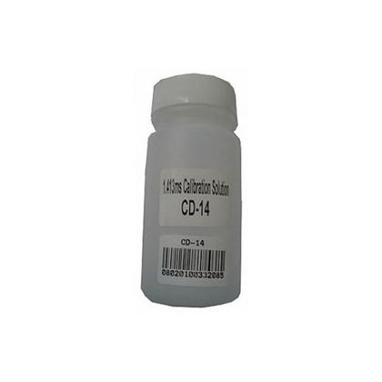 Imagem de Kit Medidor Salinidade Digital 0 A 1000 Mg/l Temperatura Hold Sal-100 Portátil Estojo Solução Calibração 1,413Ms Cd-14