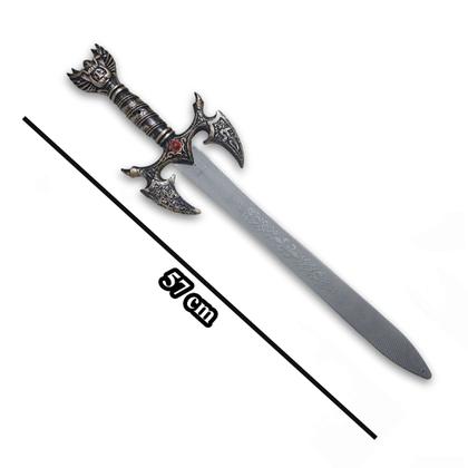 Imagem de Kit Medieval Espada Manopla Escudo Leão Infantil JR0344