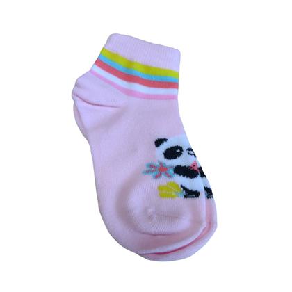 Imagem de Kit Meia 3 Pares Infantil Menina Cano Curto em Algodão Hoahi 004hock