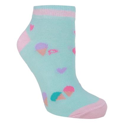 Imagem de Kit Meia Cano Curto Infantil Cia Da Meia 6 Pares Menina