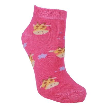 Imagem de Kit Meia Cano Curto Infantil Cia Da Meia 6 Pares Menina