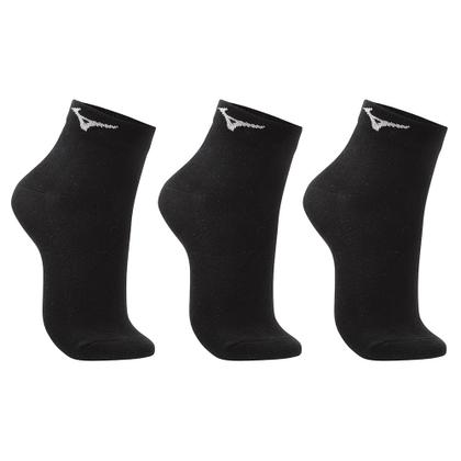 Imagem de Kit Meia Cano Curto Mizuno Basic tam. 39-44 - Pacote com 3 pares