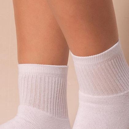 Imagem de Kit Meia Cano Médio 6 Pares Algodão Dallf