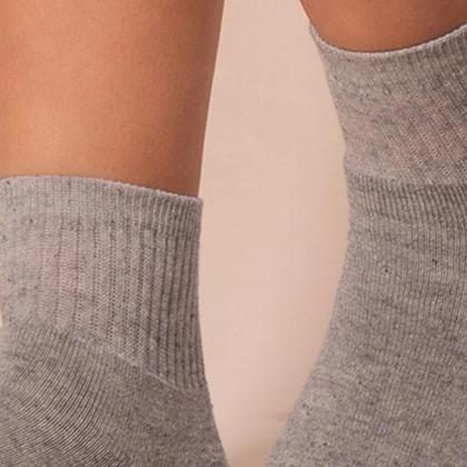 Imagem de Kit Meia Cano Médio 6 Pares Algodão Dallf