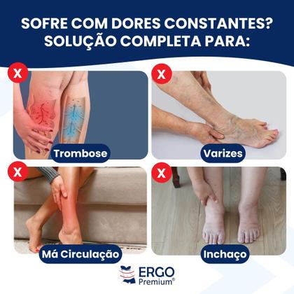 Imagem de Kit Meia De Compressão Para Gestantes Anti Inchaço, Dores E Cansaço 