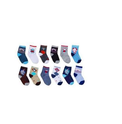 Imagem de Kit Meia Infantil 36 Pares Menino 4-8 anos desenho sortidos