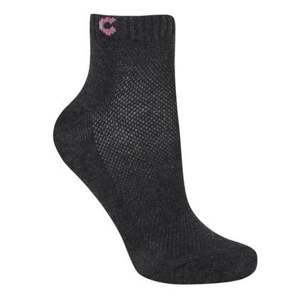 Imagem de Kit Meia Infantil Cia da Meia Cano Curto Telada 3 Peças Menina