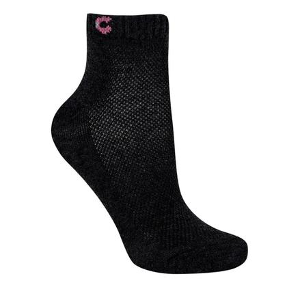 Imagem de Kit Meia Infantil Cia da Meia Cano Curto Telada 3 Peças Menina