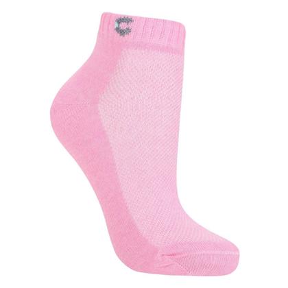 Imagem de Kit Meia Infantil Cia da Meia Cano Curto Telada 3 Peças Menina