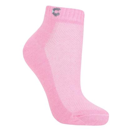 Imagem de Kit Meia Infantil Cia da Meia Cano Curto Telada 3 Peças Menina