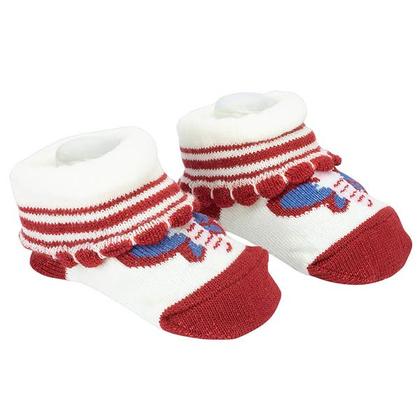 Imagem de Kit Meia Infantil Com 2 Pares Recém-Nascido Menina - Pimpolho