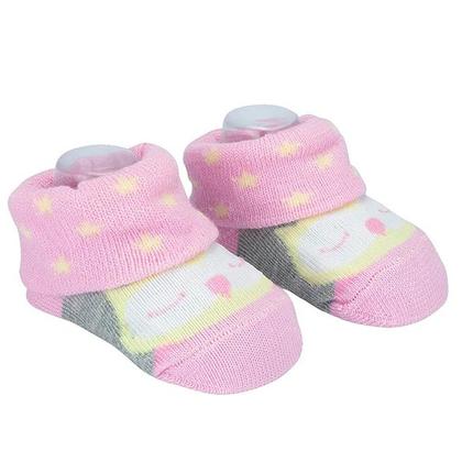 Imagem de Kit Meia Infantil Com 2 Pares Recém-Nascido Menina - Pimpolho