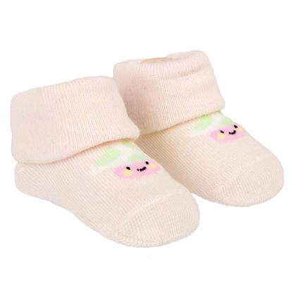 Imagem de Kit Meia Infantil Com 2 Pares Recém-Nascido Menina - Pimpolho