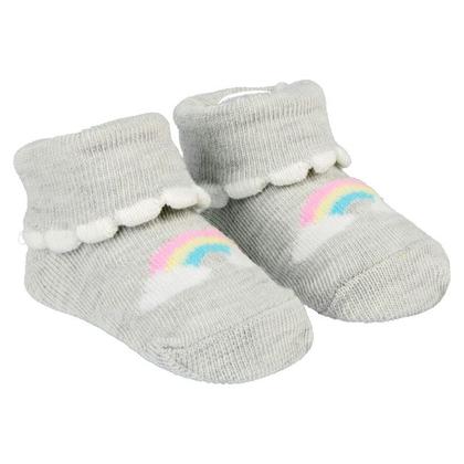 Imagem de Kit Meia Infantil Com 2 Pares Recém-Nascido Menina - Pimpolho